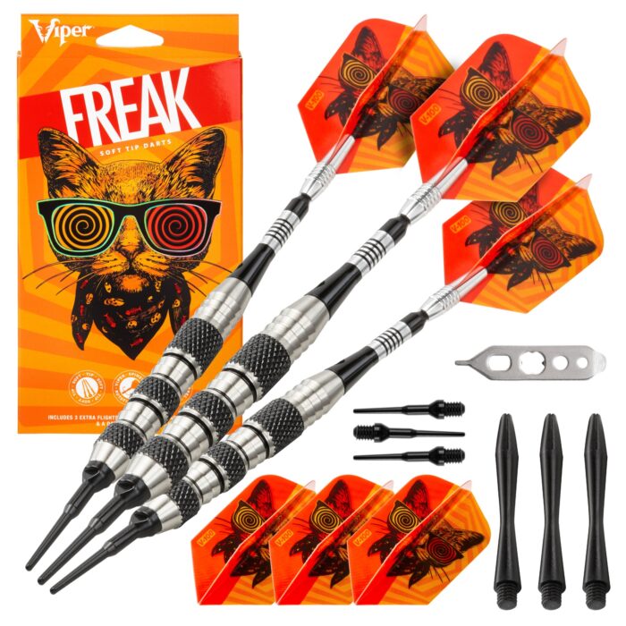 20-1002-18_Viper_The_Freak_Soft_Tip_Darts_Knurled_and_Shark_Fin_Barrel_18_Grams_01_Main